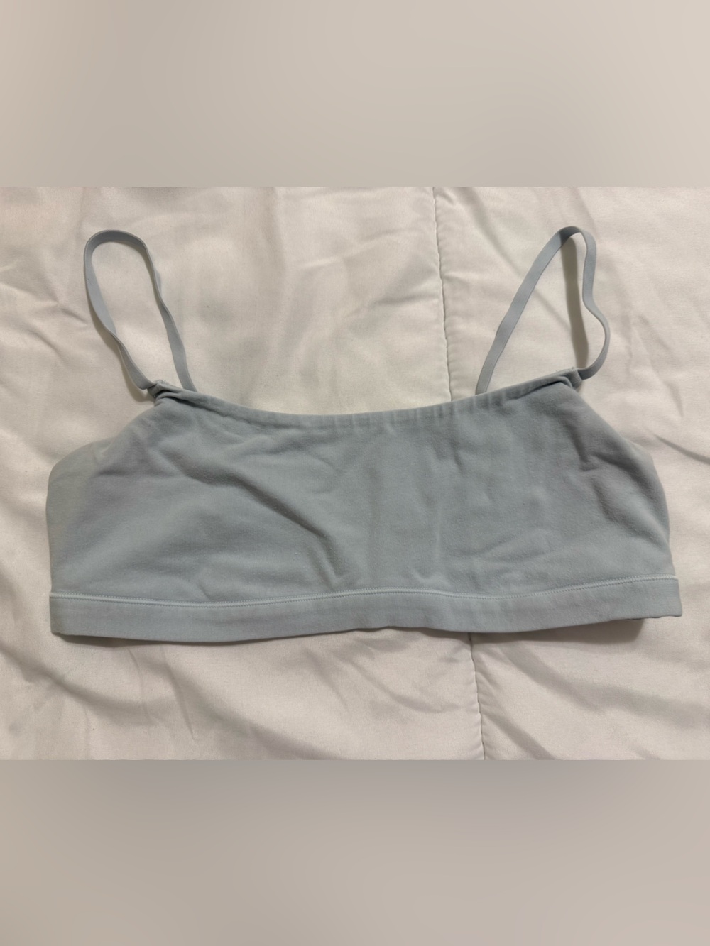 Skims Light Blue Seamless Bralette
